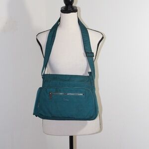 Lug, teal-green  Infinity Double Dutch crossbody shoulder  bag